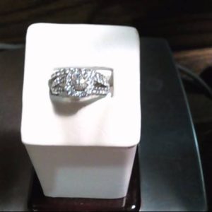 Ring 14K Gold WHITE GOLD 5.0 DWT