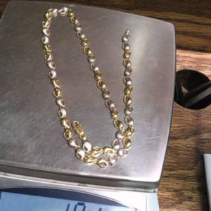 Chain 22K Gold TWO-TONE 18.1 DWT