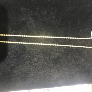 Chain YELLOW GOLD SIZE:20″