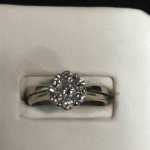 Ring 14K Gold WHITE GOLD