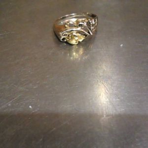 Ring 16K Gold WHITE GOLD 2.1 DWT