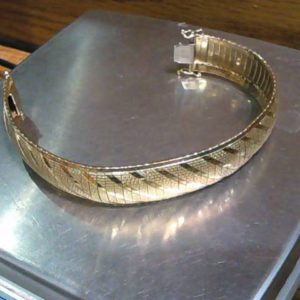 BRACELETT 10K Gold YELLOW GOLD SIZE:7″ 16.7 DWT