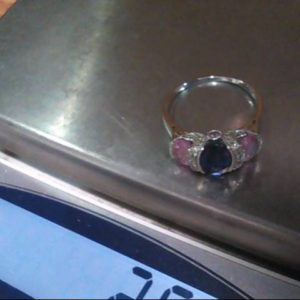 CUSTOM Ring 14K Gold WHITE GOLD 2.6 DWT