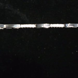 Bracelet 14K Gold WHITE GOLD SIZE:7″ 4.6 DWT