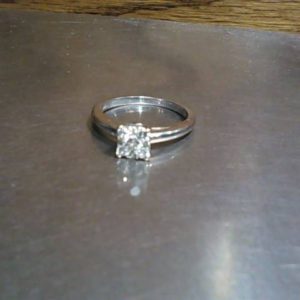 Ring 14K Gold WHITE GOLD 2.0 DWT