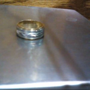 Ring 14K Gold WHITE GOLD 5.2 DWT