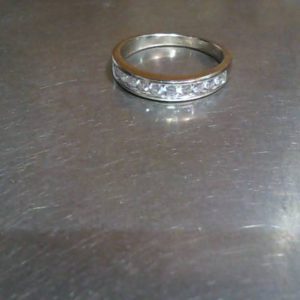 Ring 14K Gold WHITE GOLD 2.3 DWT