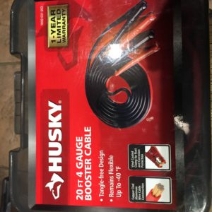 HUSKY 20 FOOT 4 GAUGE JUMPER CABLES