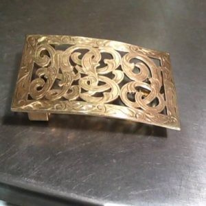 BELT BUCKLE 14K Gold YELLOW GOLD 12.0 DWT