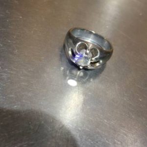 Ring 14K Gold WHITE GOLD 5.5 DWT